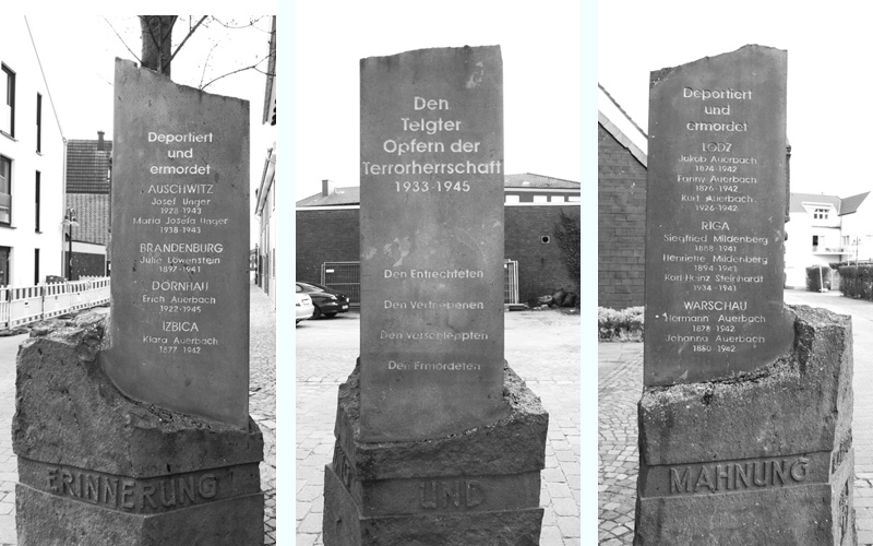 Gedenkstele Telgte, Königsstraße